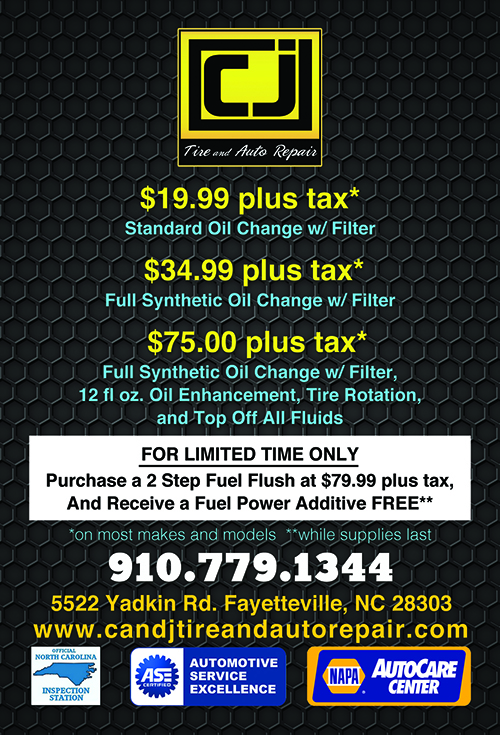 C and J Tire and Auto Repair - 5522 Yadkin Rd, Fayetteville, NC 28303 - 910-779-1344